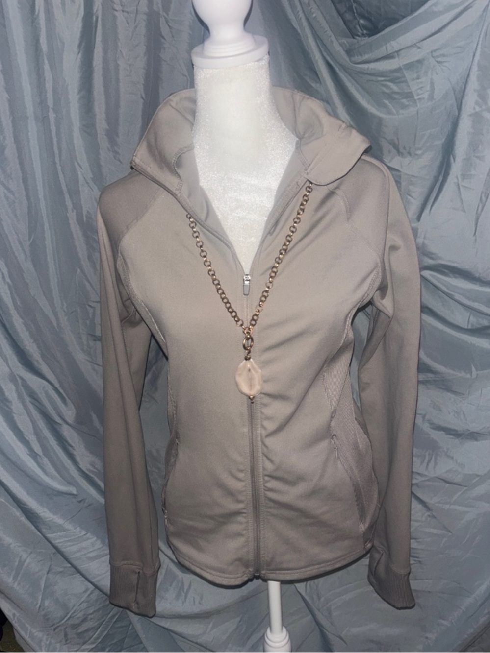 90 Degree By Reflex Taupe Jacket with Matching Hardware